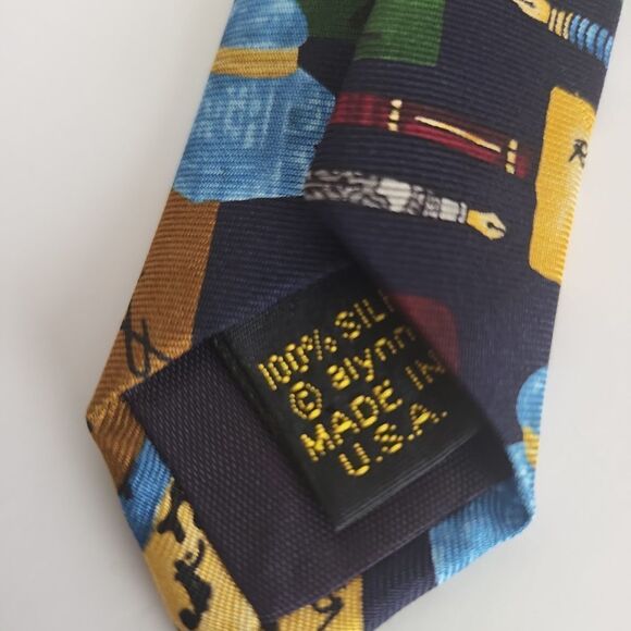 Alynn Neckwear "Author! Author! Silk Tie - Picture 9 of 9